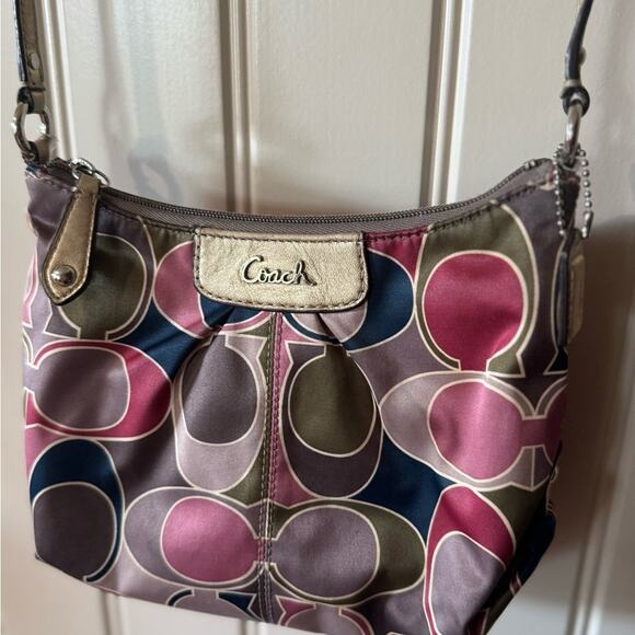 COACH 💜Colorful Monogrammed Logo Crossbody Bag - Picture 3 of 16